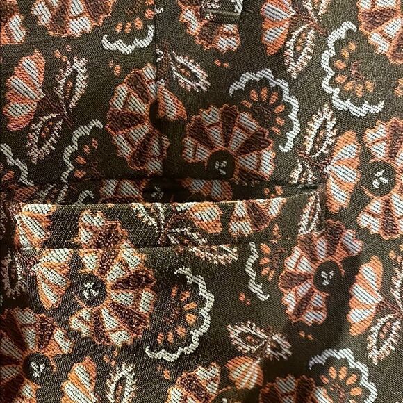 Anthropologie Essential Slim Patterned Trousers - Picture 7 of 11